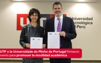 La UTP y la Universidade do Minho de Portugal firmaron convenio para promover la movilidad académica