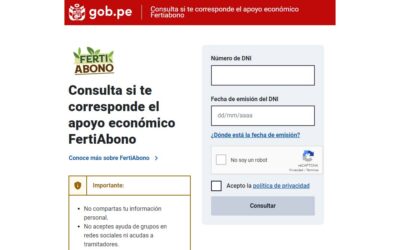 Fertibono Bono 2022 gob pe, LINK: Clic aquí para cobrar los S/ 389 y S/ 745 en noviembre