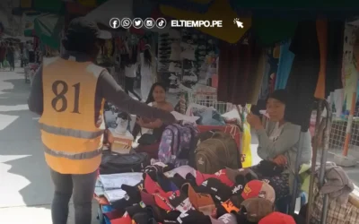 Notifican a ambulantes para liberar vía pública del mercado de Piura