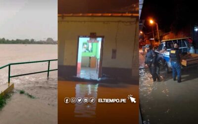 Desborde del río Piura en Tambogrande deja 250 viviendas afectadas