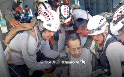 Con vuelo humanitario la Policía evacuó 22 heridos de Canchaque