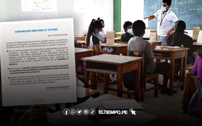 Piura: Drep suspende clases presenciales por paro en la región