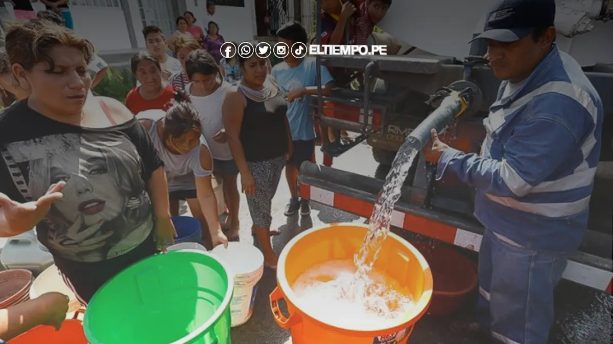 Corte de agua en Lima
