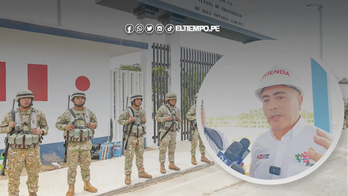 Con militares y policías cuidan el agua