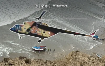 El Ñuro: Llegará un helicóptero para rescatar a pescadores atrapados en alta mar