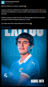 ¿Quién Gabriel Soto? Extremo de Sporting Cristal que jugará en Portugal