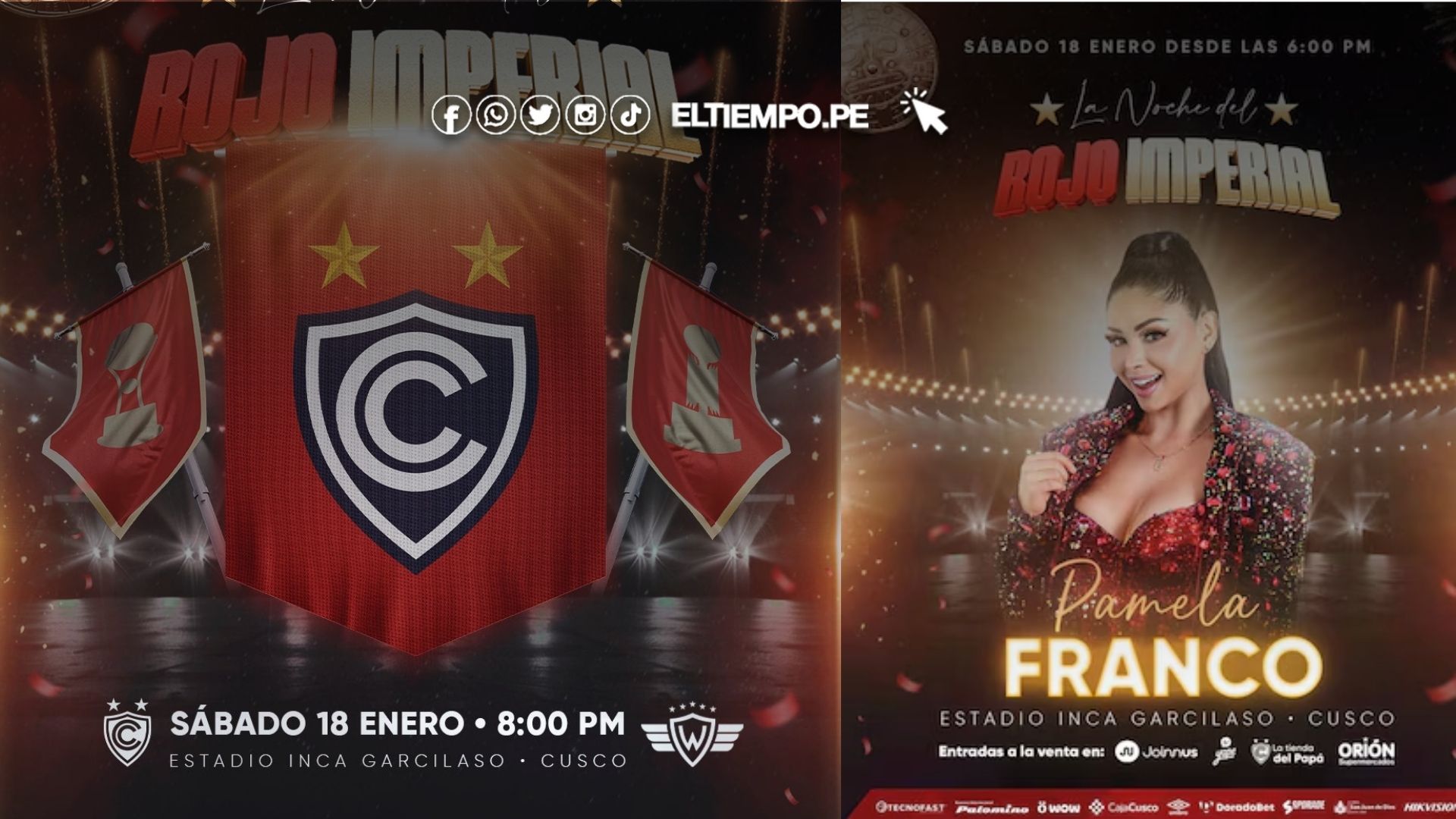 entradas noche del rojo imperial