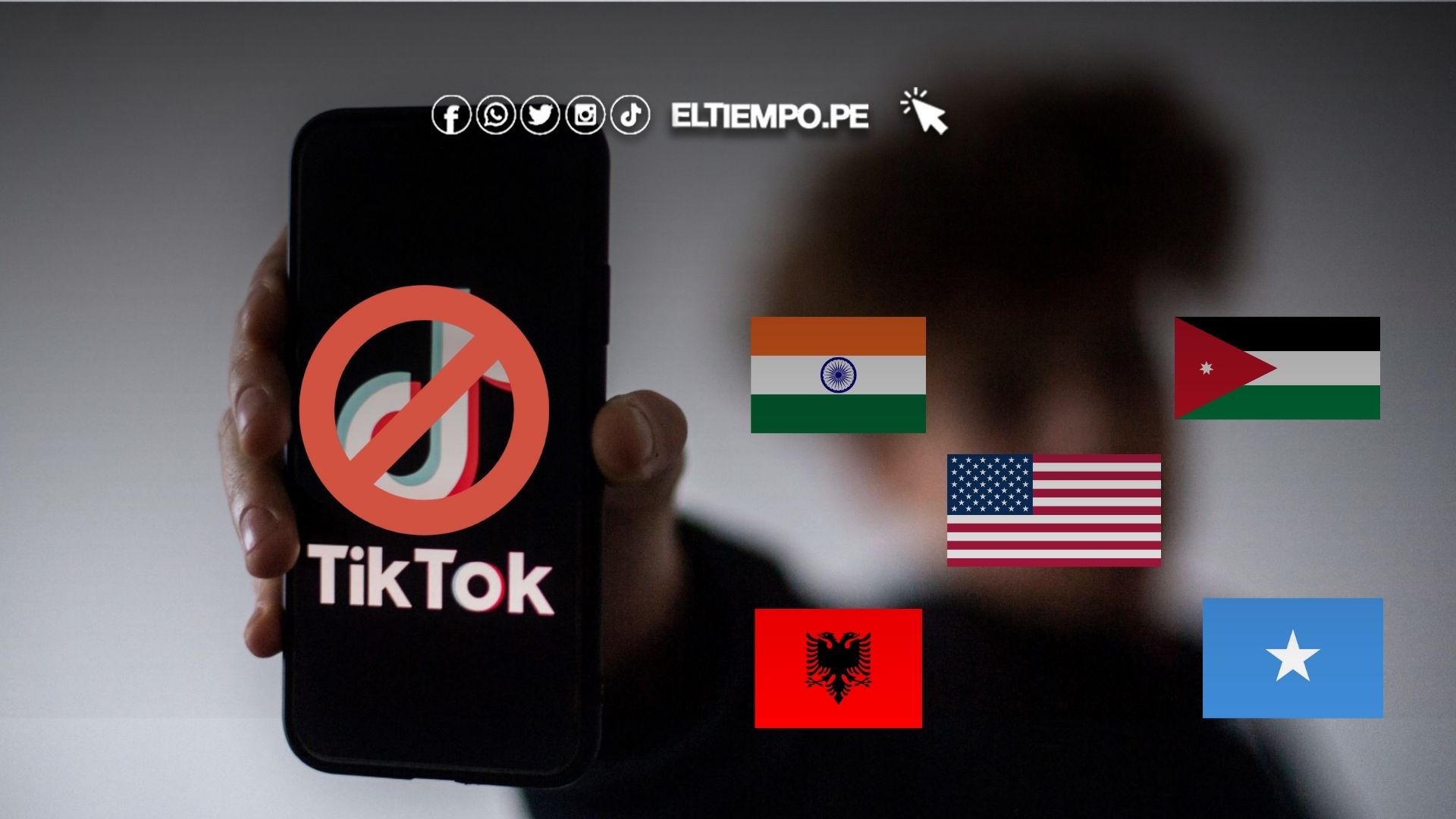 los países donde está bloqueado tiktok