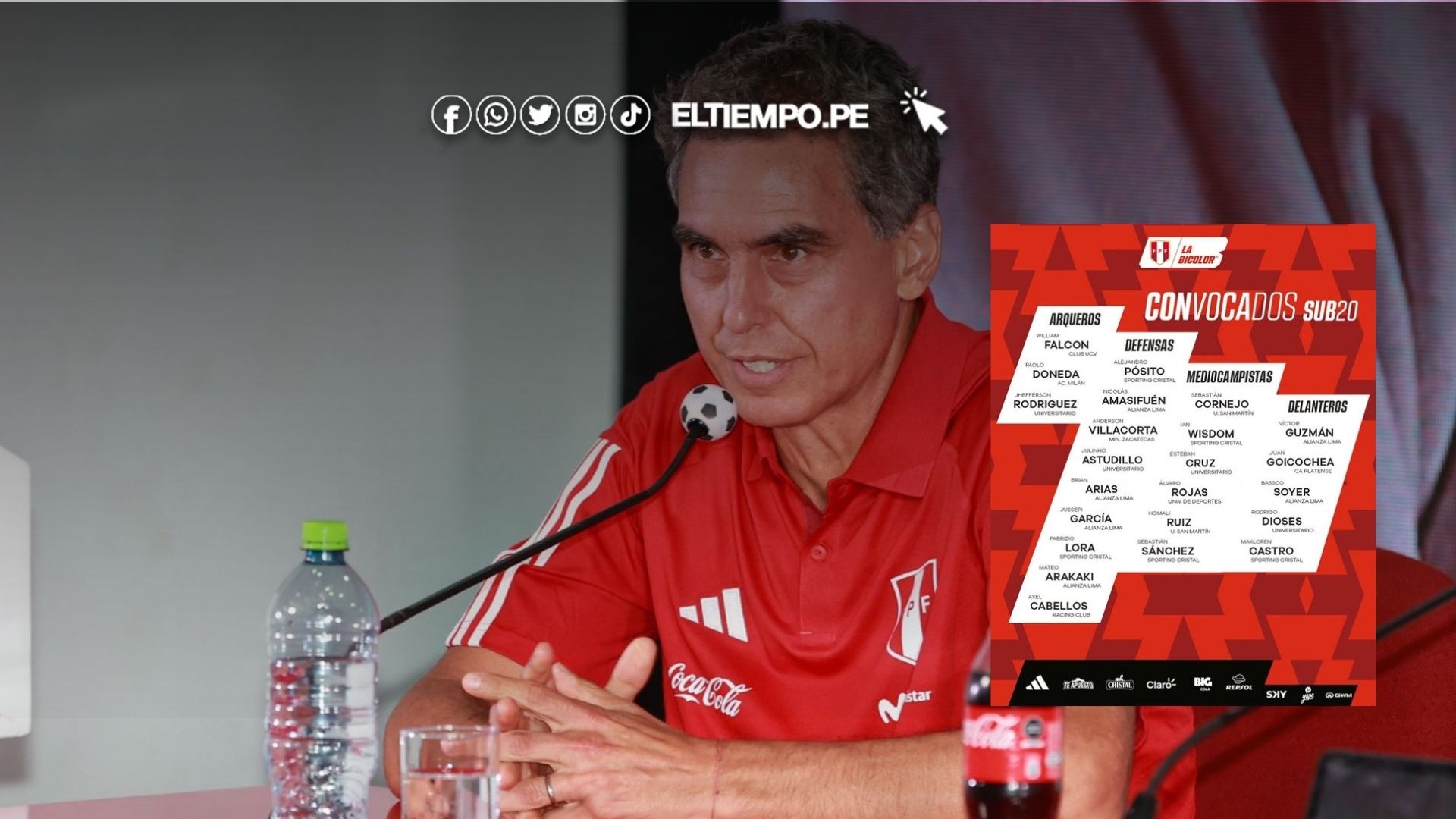 sudamericano sub 20 Selección Peruana