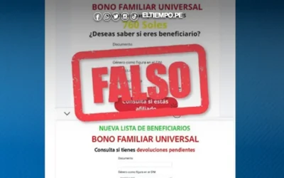 «No caigas en engaños»: No existe el Bono Familiar Universal en Perú, según el Midis