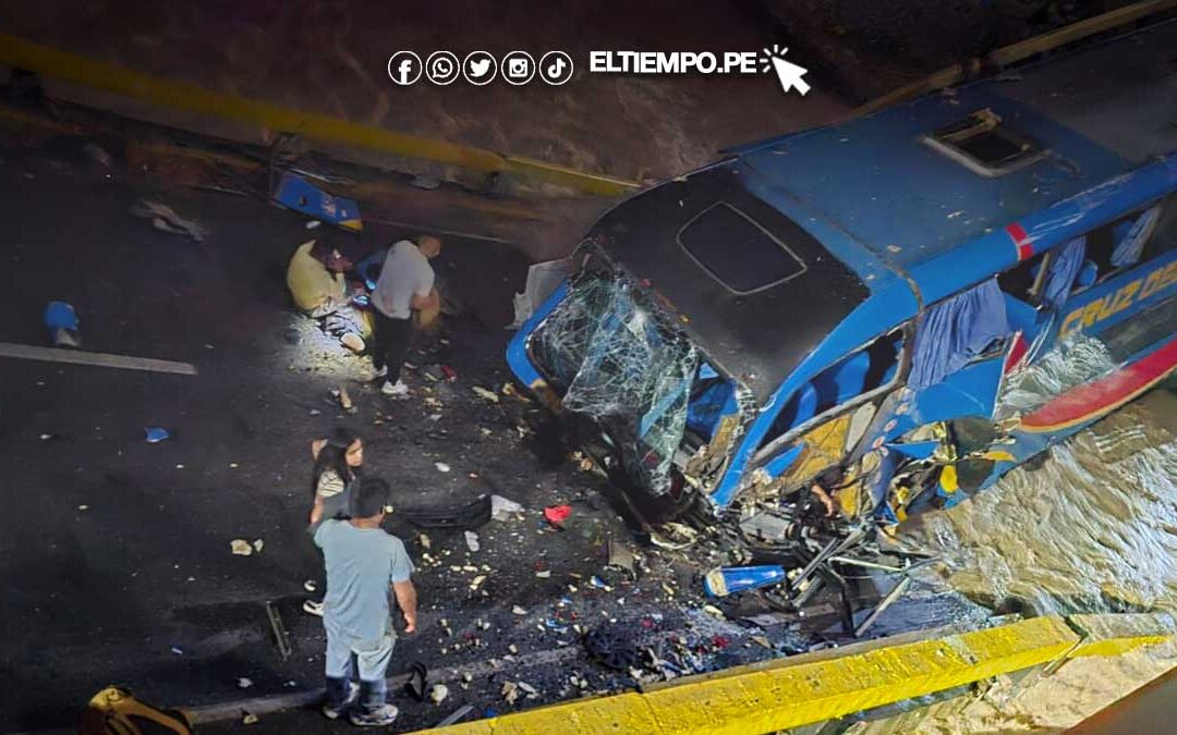 Indeci informa dos fallecidos y varios heridos tras colapso del puente Chancay