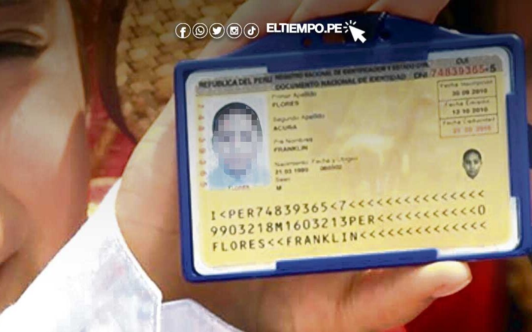 Reniec autoriza DNI electrónico gratuito para menores y poblaciones prioritarias en 2026