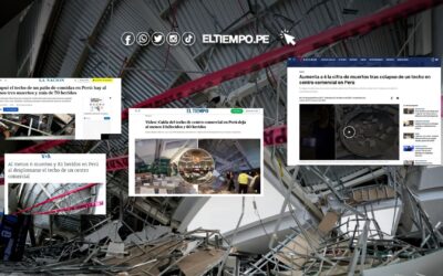 Así informó la prensa internacional sobre la caída del techo en el Real Plaza Trujillo