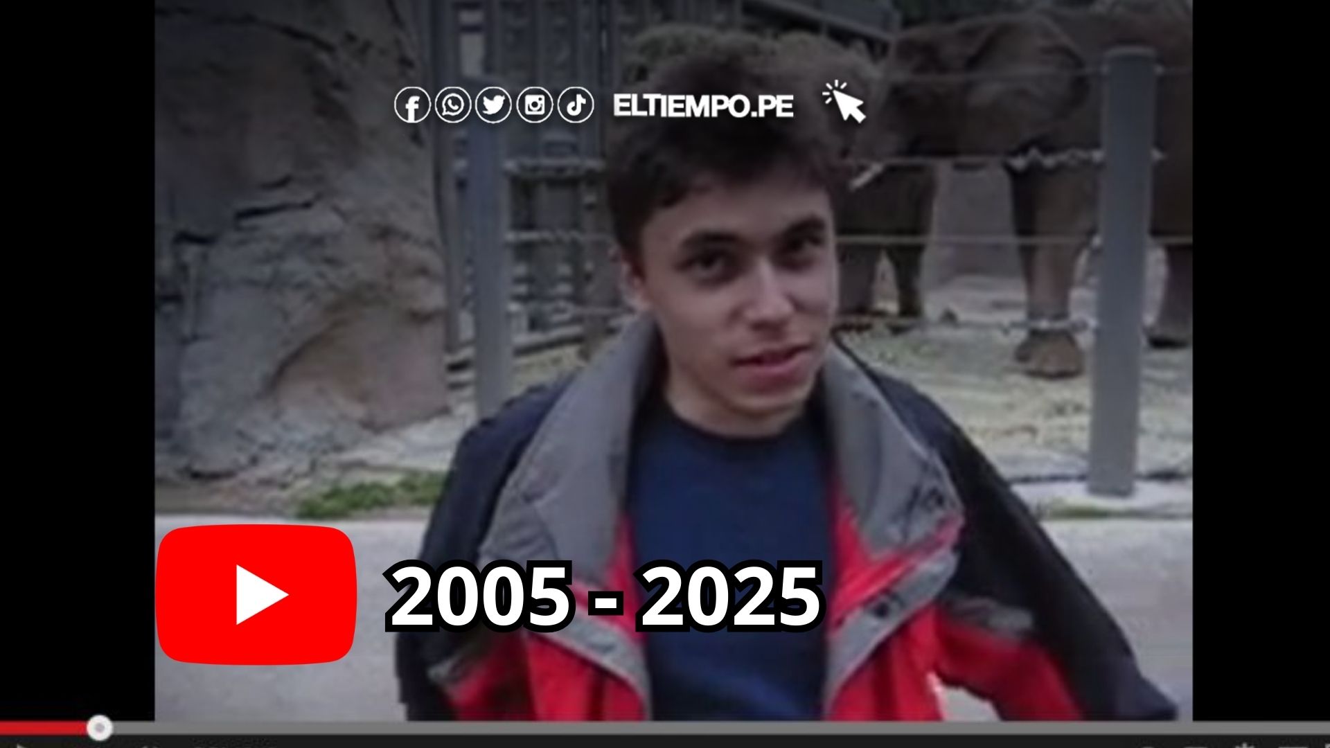 primer video de youtube 2025