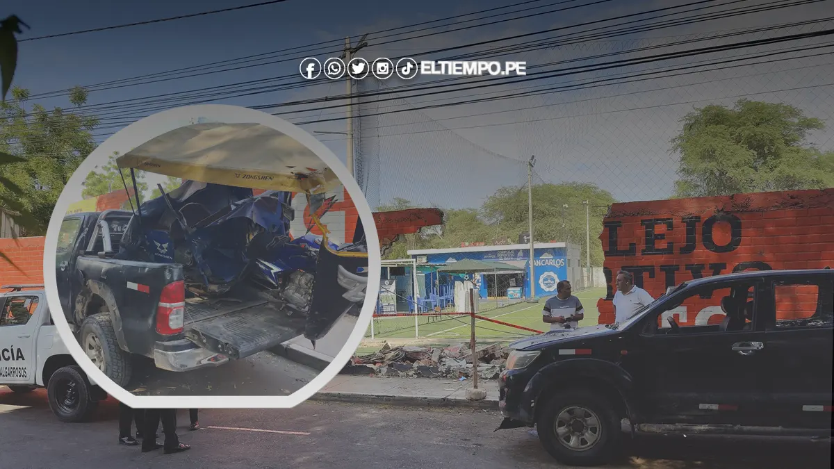 Piura: Triple choque en av. Los Tallanes deja 2 heridos