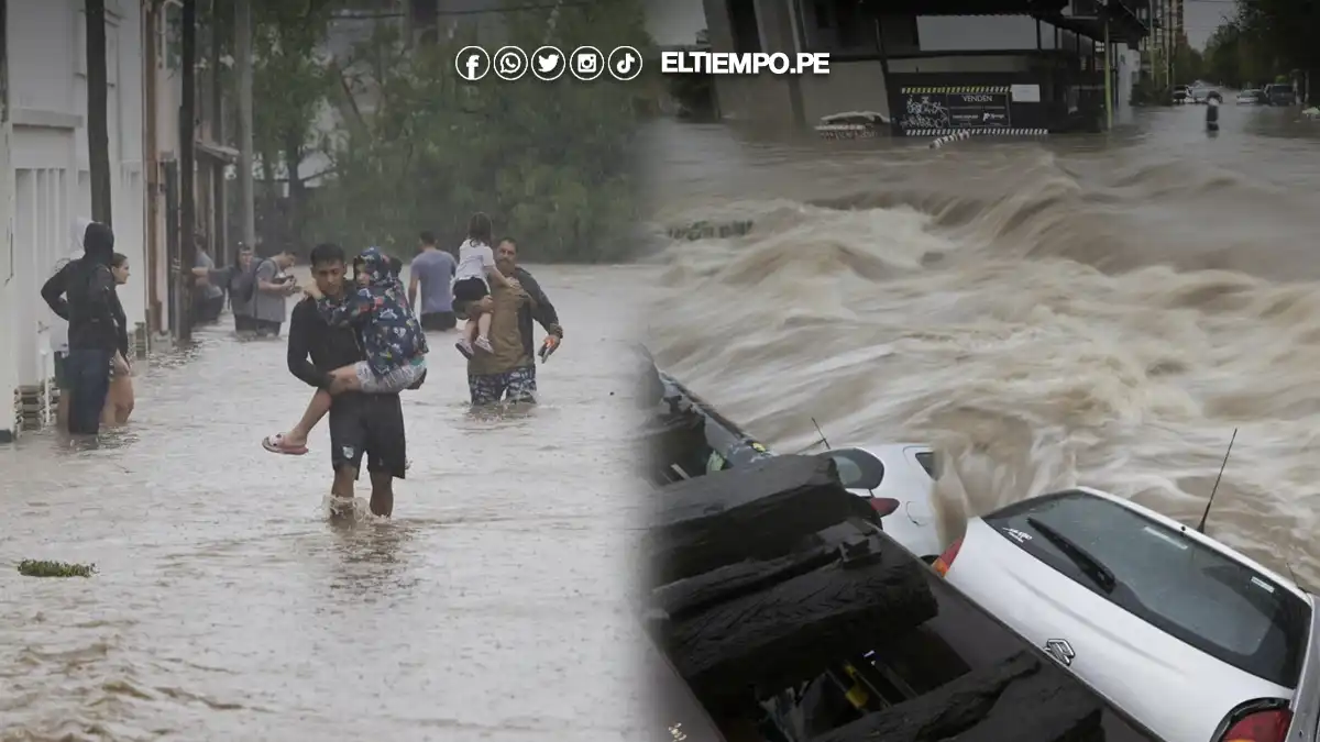 Inundaciones en Bahía Blanca