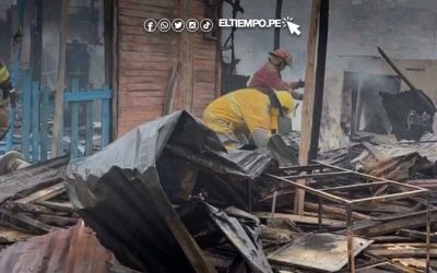 Un niño murió en incendio en asentamiento humano de Ancón