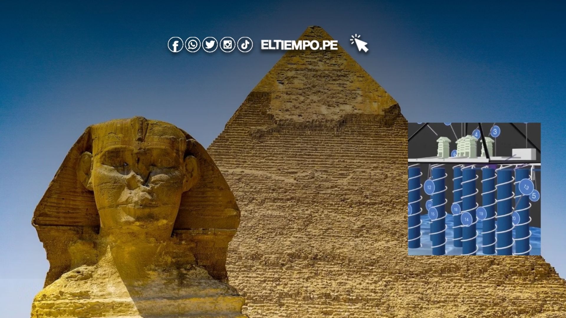 ciudad subterranea pirámides de Egipto