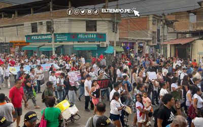 Piura: así se desarrolla la marcha por la paz