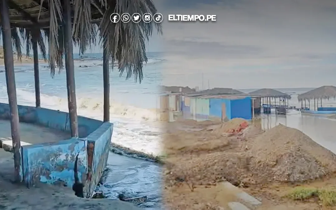 Talara: fuerte oleaje anómalo deja pérdidas al turismo local