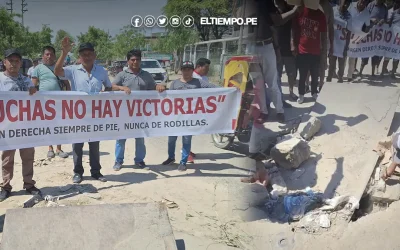 Piura: moradores de La Legua exigen reconstrucción de puente abandonado desde hace varios años