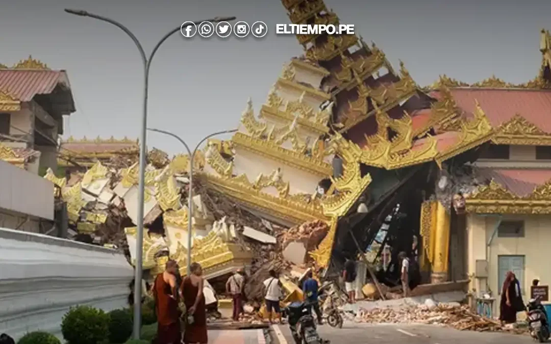 Tragedia en Myanmar: Terremoto deja más de 1 600 muertos y miles de heridos