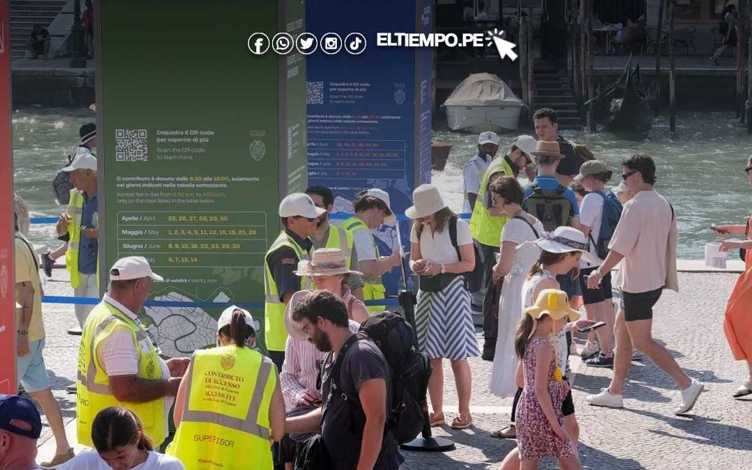 Venecia duplica las tarifas de entrada para visitantes en 2025