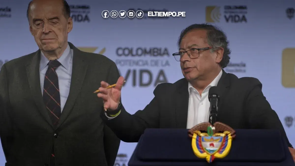 Álvaro Leyva y Gustavo Petro
