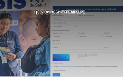 ¿Cómo afiliarse al SIS gratuito por internet?