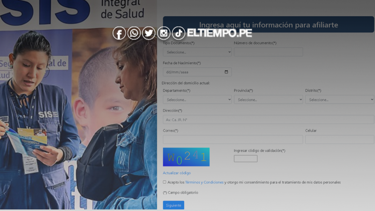 Afiliarte al SIS Gratuito 2025 Afiliarte al SIS Gratuito 2025