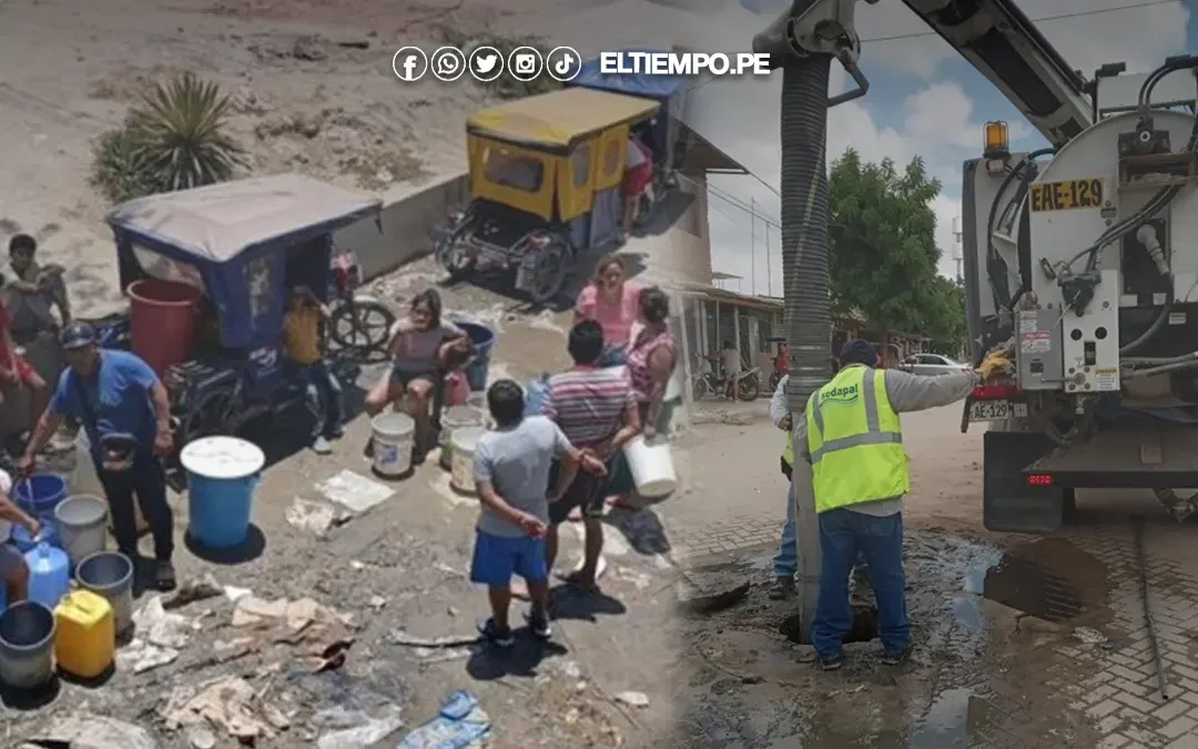 Piura: Corte de agua por limpieza de buzones afectará a 25 sectores