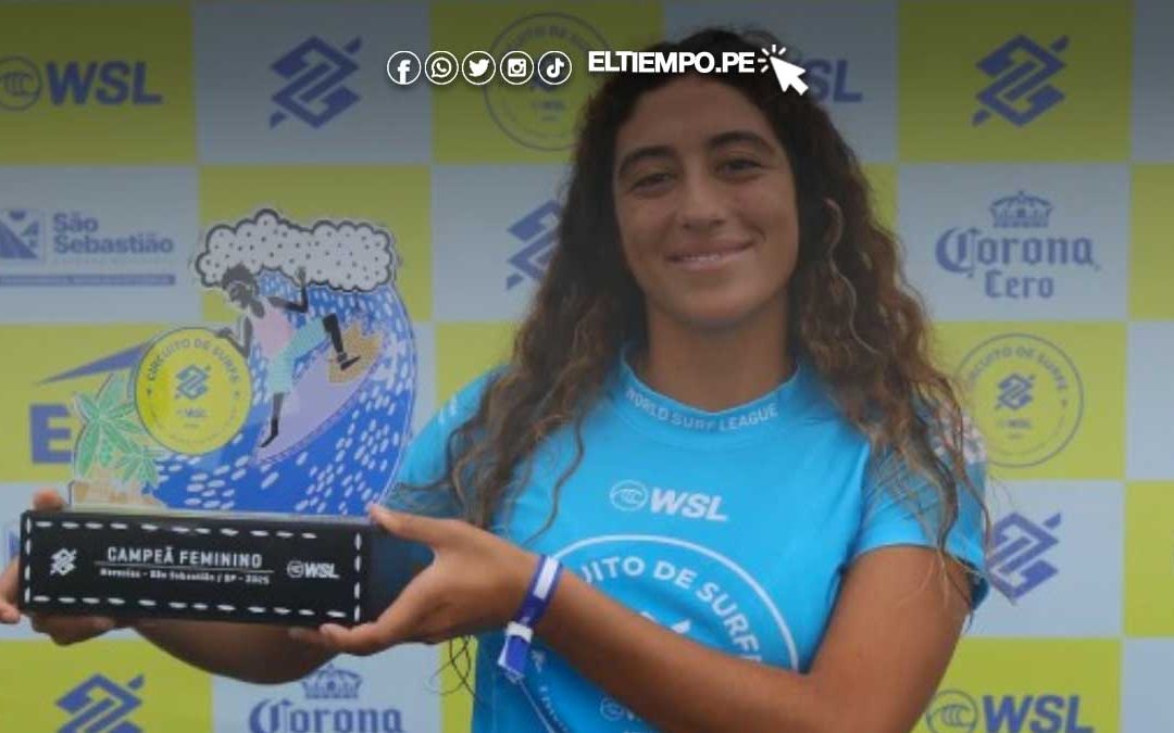 Surfista Daniella Rosas campeonó en Brasil