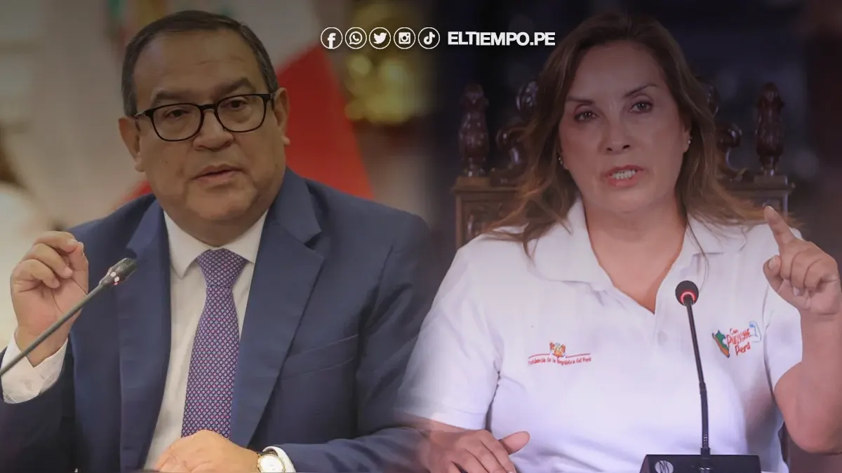 Dina Boluarte y Alberto Otárola Dina Boluarte y Alberto Otárola