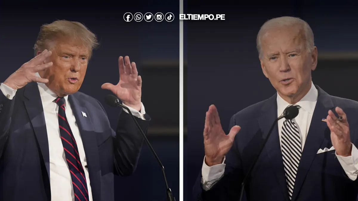 Donald Trump y Joe Biden