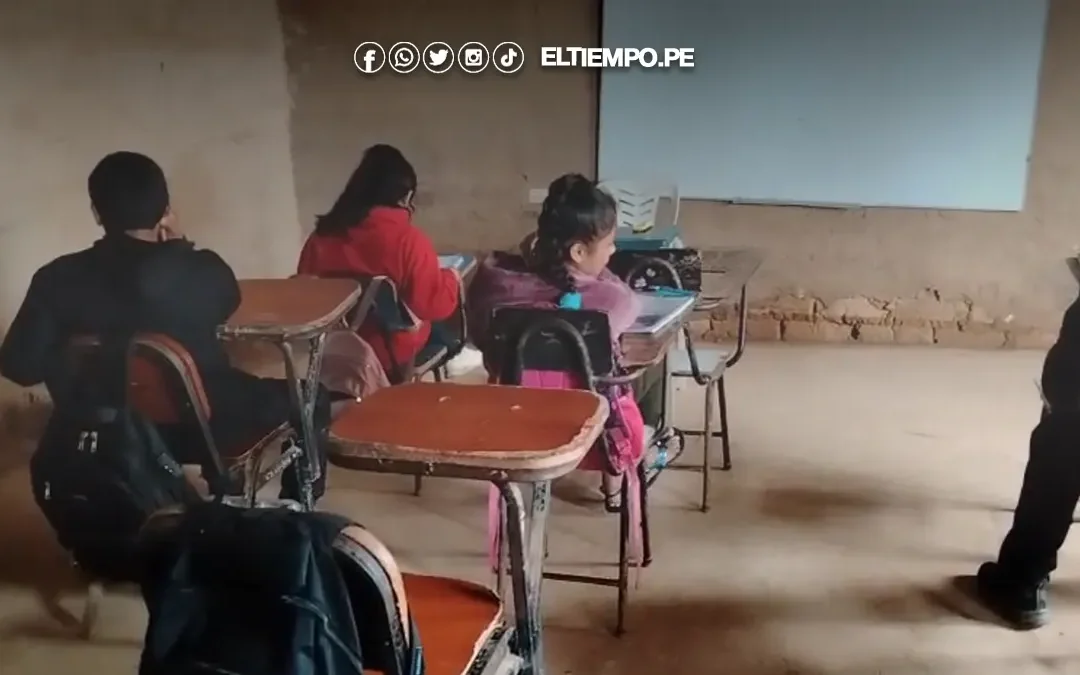Piura: Estudiantes de Ayabaca reciben clases en almacén por riesgo de colapso del colegio