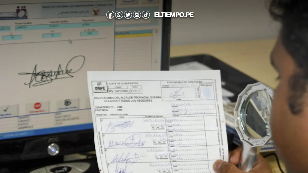 firmas falsas
