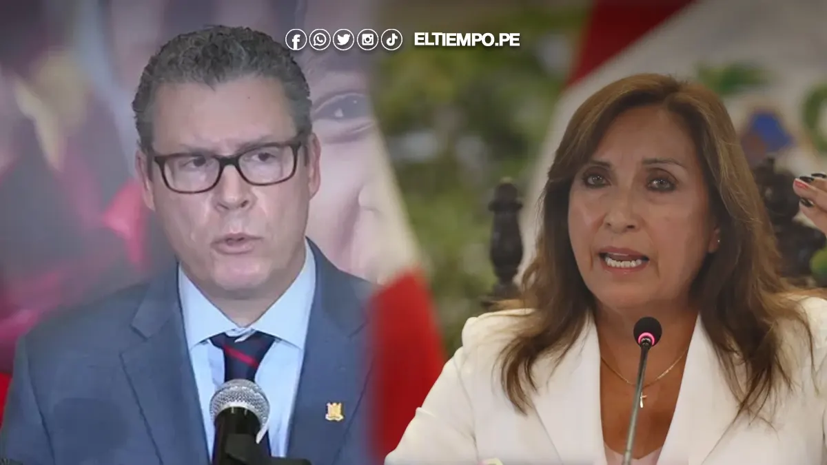 Morgan Quero y Dina Boluarte Morgan Quero y Dina Boluarte