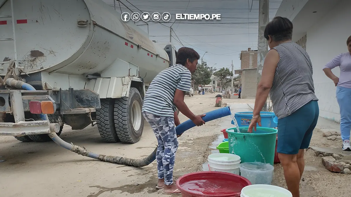 Población sufre por falta de agua potable Población sufre por falta de agua potable