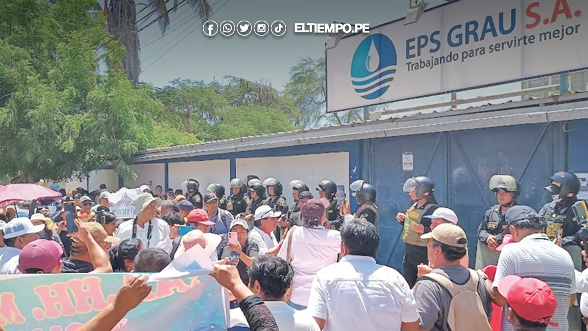 protesta en EPS Grau protesta en EPS Grau