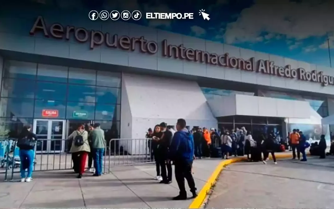 Alerta de bomba en aeropuerto Internacional Alfredo Rodríguez Ballón de Arequipa