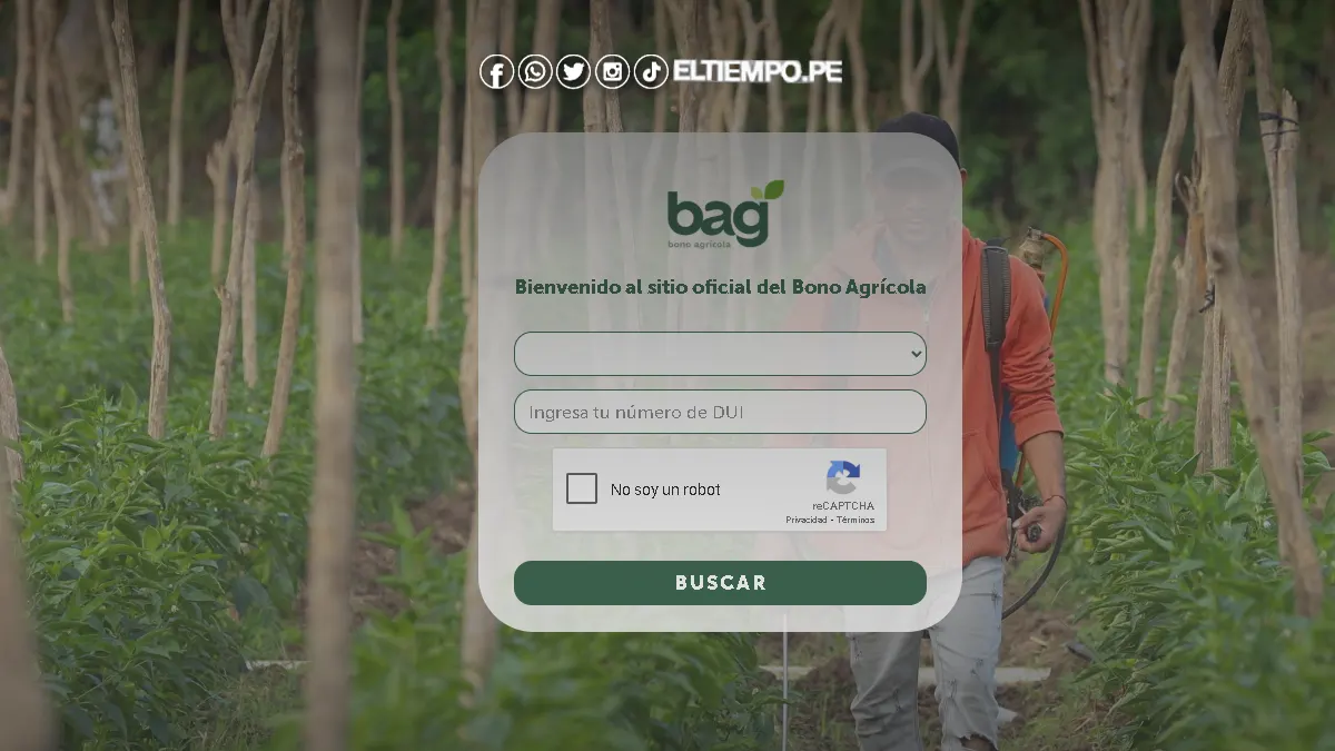 Bono agrícola en El Salvador 2025 Bono agrícola en El Salvador 2025