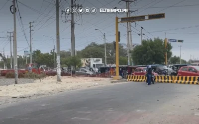 Permitirían circulación en avenida Sullana antes del próximo 15 de diciembre