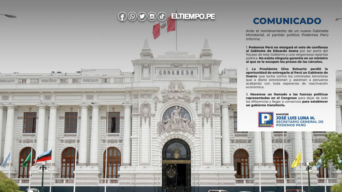 Comunicado de Podemos Comunicado de Podemos