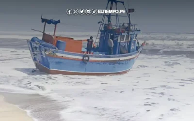 Sechura: Embarcación naufraga y 6 pescadores sobreviven