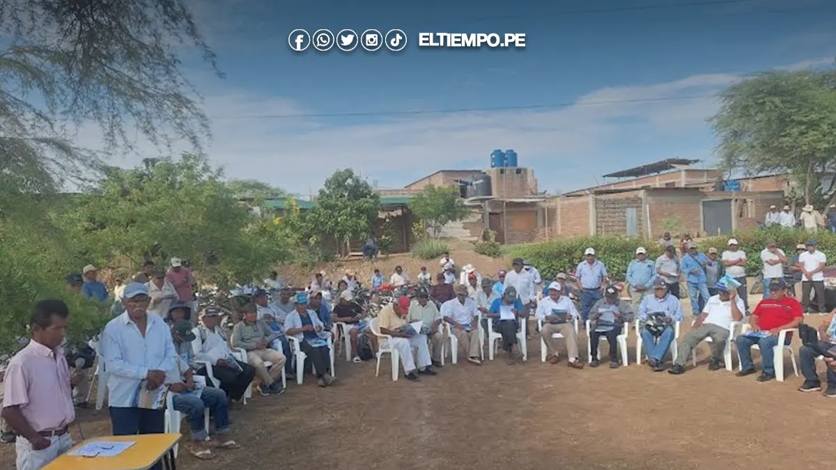 Reunión de agricultores de Piura