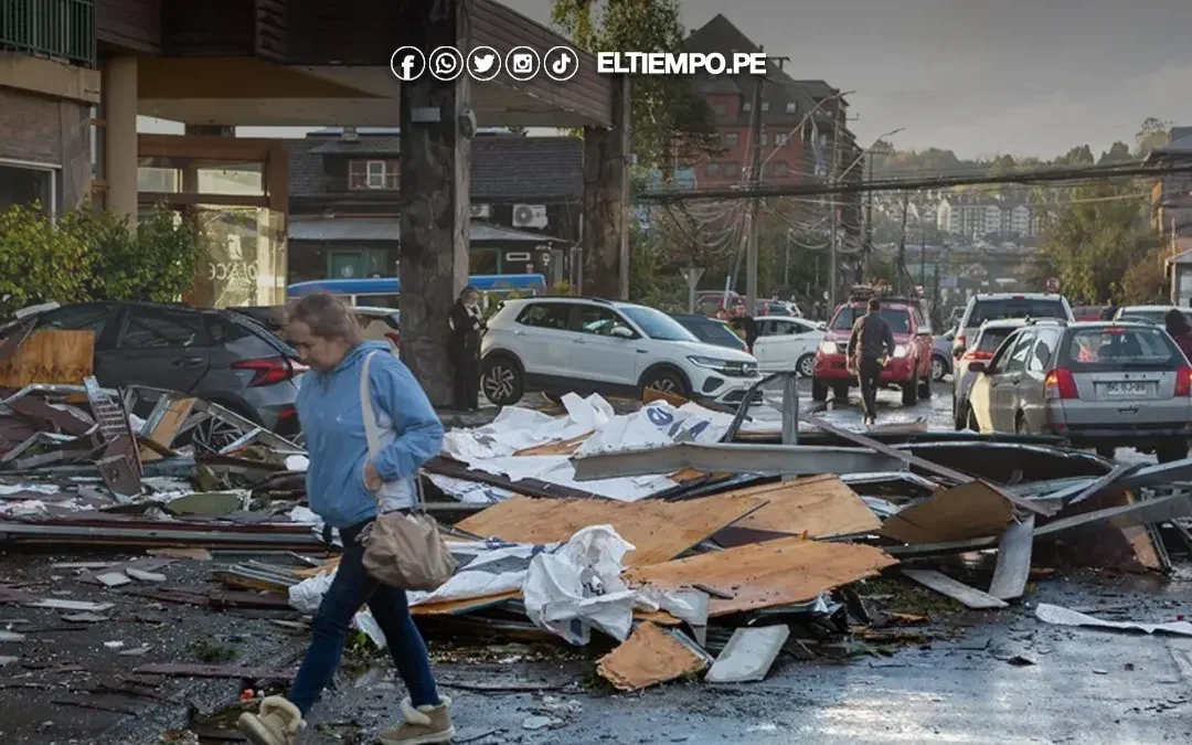 Tornado en Puerto Varas deja 8 heridos y más de 250 viviendas afectadas en el sur de Chile