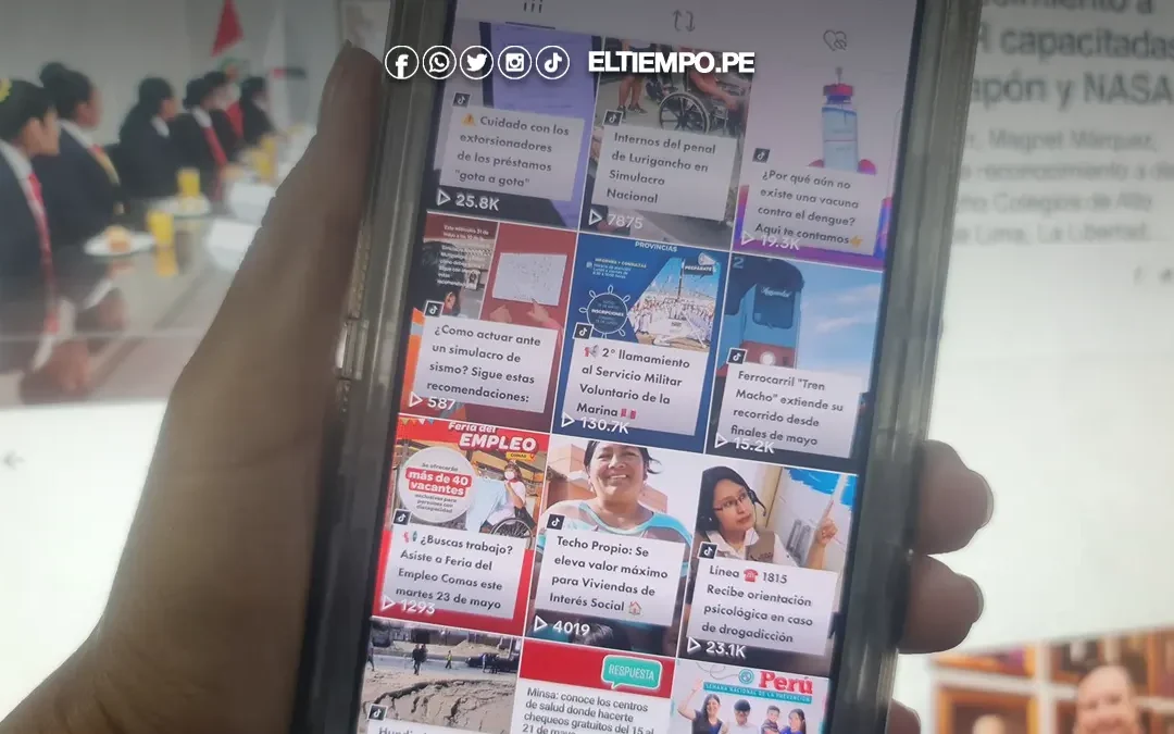 Perú es el país hispanohablante que más usa TikTok para revisar noticias