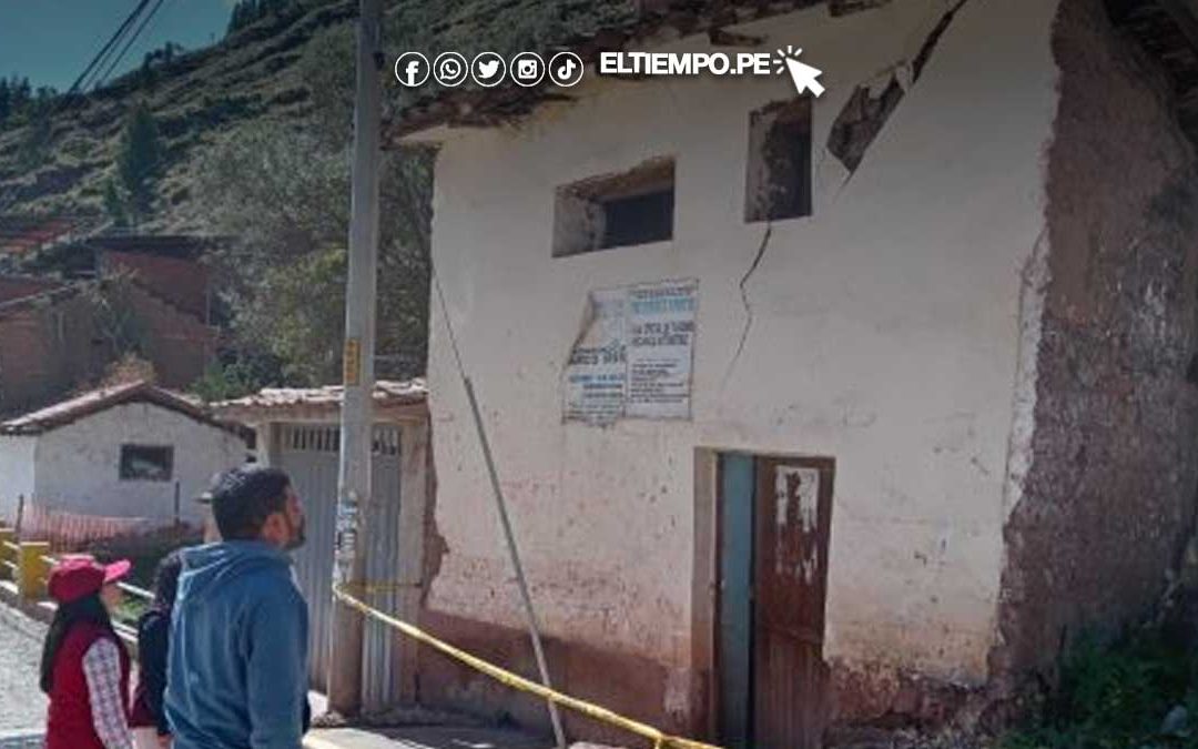 Cusco: reportan viviendas con grietas tras sismo reportado en distrito de Ccapi