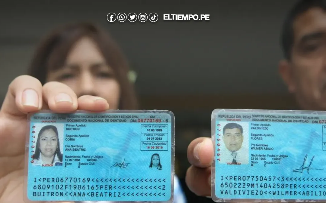 Más de 2 millones de peruanos tienen el DNI vencido a menos de un año de las elecciones generales 2026
