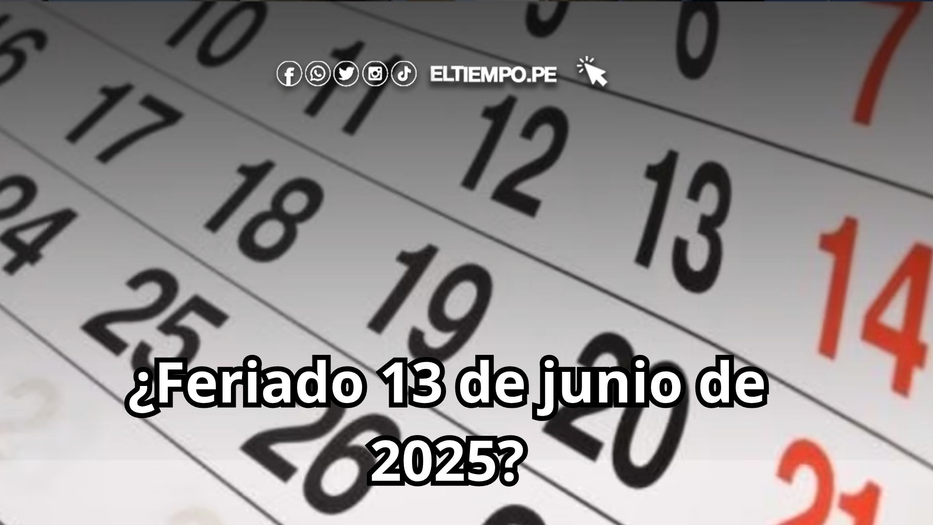 feriado 13 de junio de 2025